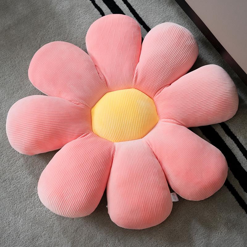 Small Daisy Flower Pillow Cushion On The Floor Chair Cushion Office Sitting for A Long Time Tatami Car with Butt Cushion