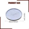 Bathroom Counter Organizer Wood Round Dinner Plate Wooden Serving Tray Platter for Food