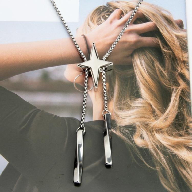 Bolo Tie Necklace for Teenage Girls Cool Chokers Star Jewelry Neck Chain