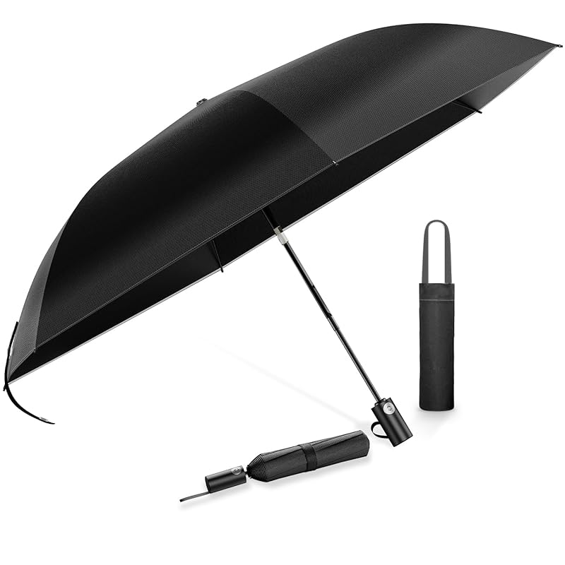 

parasol UV cut 100% light shielding Folding umbrella [first in the Japanese industry! Safety automatic opening/closing/JIS certification] Large and