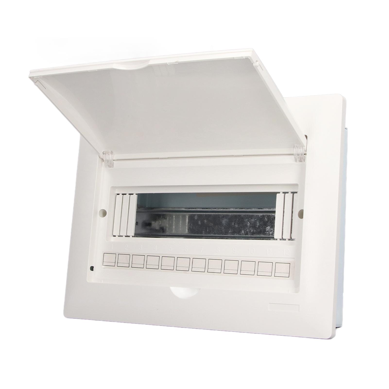 

12 Way Power Distribution Box with DIN Rail Concealed Mounted Circuit Breaker Protection Box