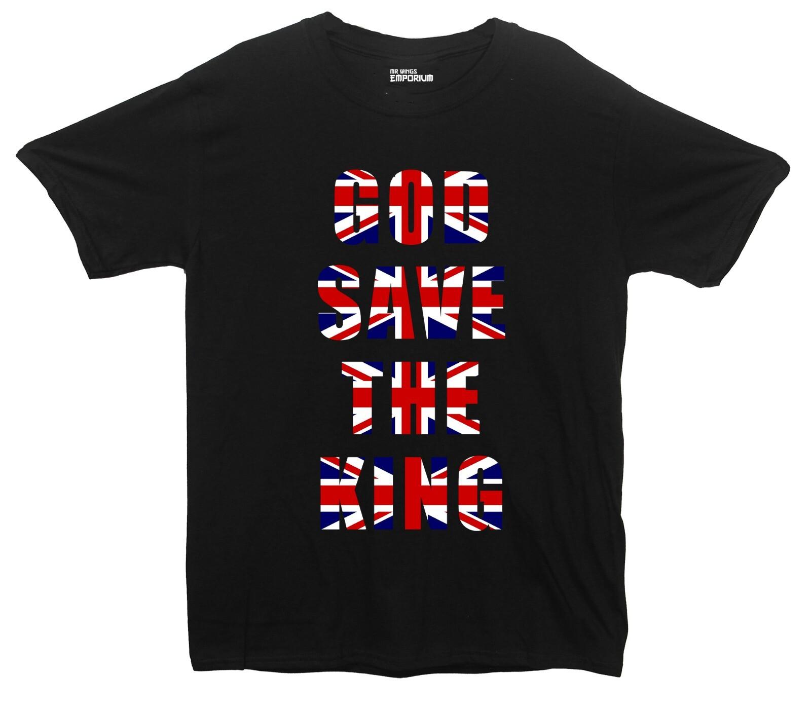 God Save The King, British Flag, King Charles Coronation T-Shirt S разноцветный