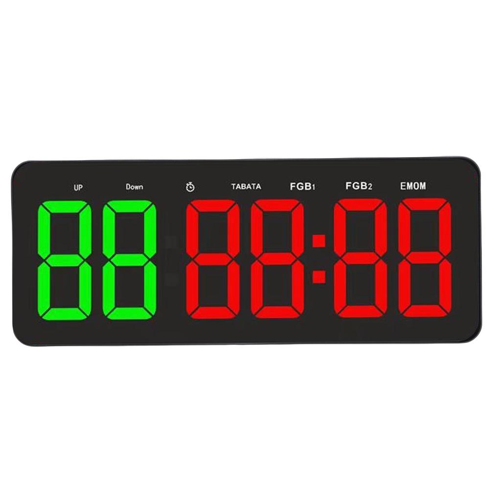 12,4-calowy Timer Gimnastyczny Odliczanie Odliczanie Interwałowy Timer Fitness z Pilotem do Treningu Sportowego