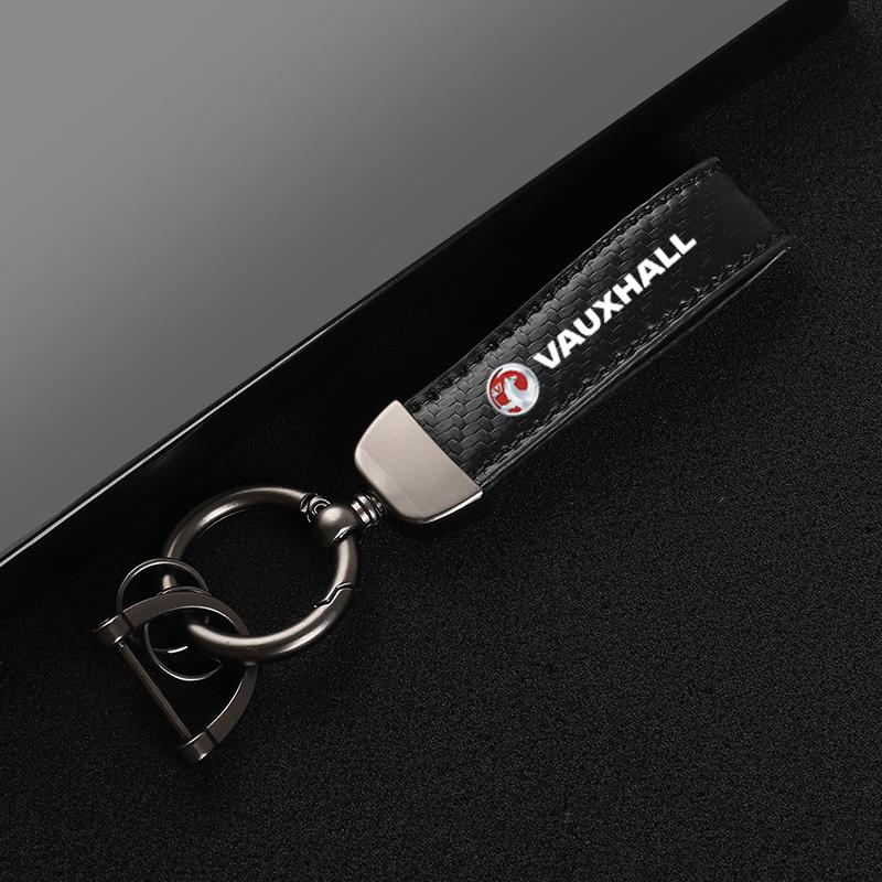 

Leather Carbon Fiber Car Rings Keychain Zinc Alloy Keyrings For Vauxhall Opel Corsa D Astra G GTC J H Vectra car accessories