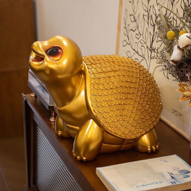 Creative Turtle Money Jar: Large Capacity Savings Ornament for Home