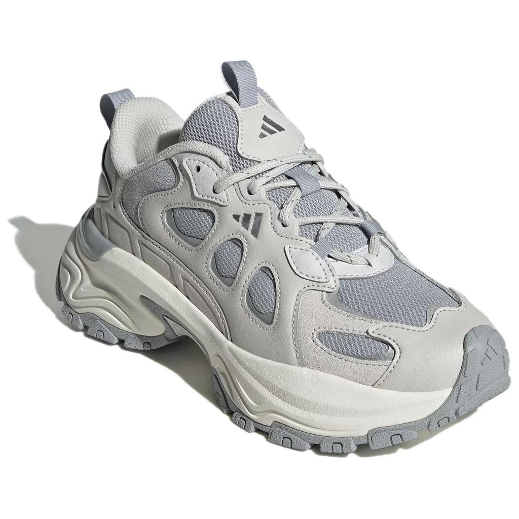 Adidas Shadow Valley Comfortable Versatile Shock Absorbing Durable Low Top Dad Shoes Women Sneakers Gray JQ7620