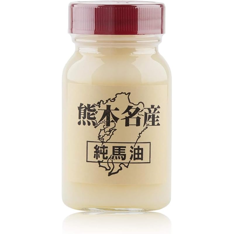 

[Hitoyoshi Nosan] Pure horse oil (70g) Kumamoto Junmayu Kobo horse oil cream Kumamoto specialty No additives No coloring