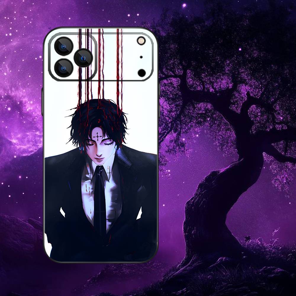 

C-Chrollo L-Lucilfer Phone Case For iPhone 17,16,15,14,13,12,Pro,Max,Plus,E,SE4,Air,Mini Black Soft Box iPhone14Pro