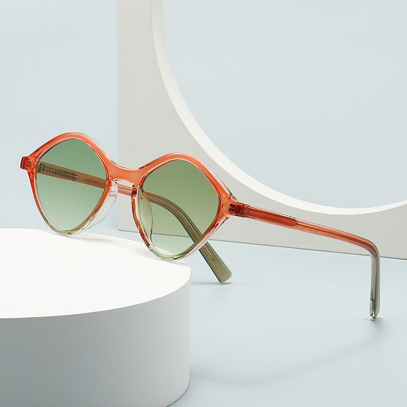 Cross-Border European and American Narrow Diamond-Shaped Sunglasses for Men Trendy Street Photography Modern Charming Retro Su
