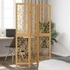 VidaXL Room Divider 3 Panels, Room Separator, Privacy Screen, Living Room Bedroom Screen, Brown Wood 358861