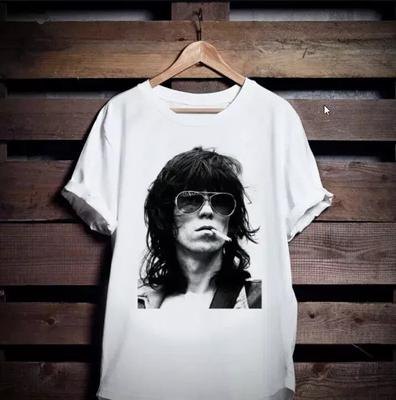 Neues Keith Richards T-Shirt Rock N Roll T-Shirt Vintage Musik T-Shirt