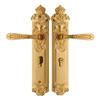 Luxury Brass Gate Lock Europen Entrance Door Locks Golden Handle Lockset Bedroom Security Locksets Multi Color for Option