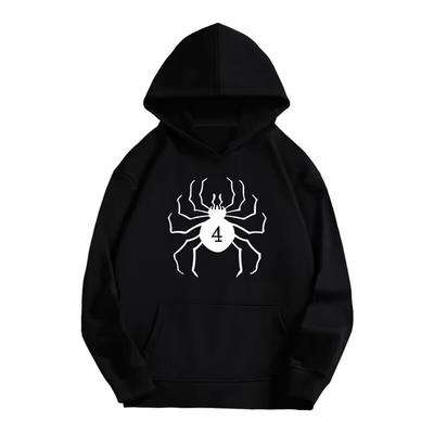 Women's Long Sleeves  Hoodie Sweatshirts Women Hood Top Sweat Shirt Pull Pullover for Female Polerone Ryodan Clothes Hunter Jacket with Spider