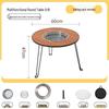 Suiyuan Foldable Tea & BBQ Table with Warming Fire Pit