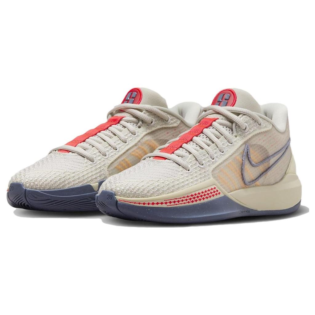Nike Sabrina 1 Grounded Women Sneakers Cream Light-Bone Laser-Orange FQ3381-002