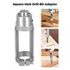 Mortising Square Hole Drill Bit Adapter Convenient Fixing Joint Mortiser Bit  Woodworking