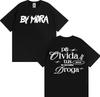 2026 VårSommar Hiphopartist MORA DROGA Bokstavstryck Harajuku HipHop Street Högkvalitativ Vardaglig T-shirt