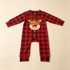 2026 Cross Border European and American Christmas Themed Parent-child Pajamas Set Jumpsuit Baby Crawling Suit