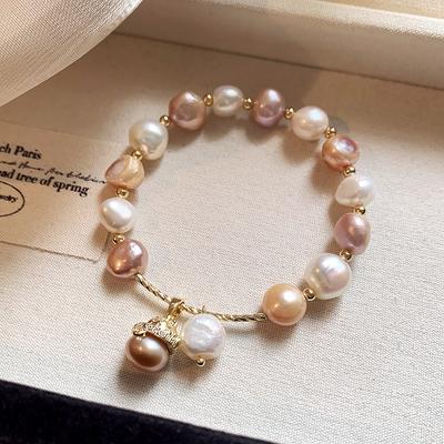 Alien-shaped Freshwater Pearl Cat Bracelet, Fashionable Wristband, Freshwater Pearl Necklace