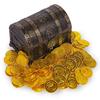 ARIKA Treasure Chest Toy Box Pirate Gold Coins Treasure Set of 100 (Antique)