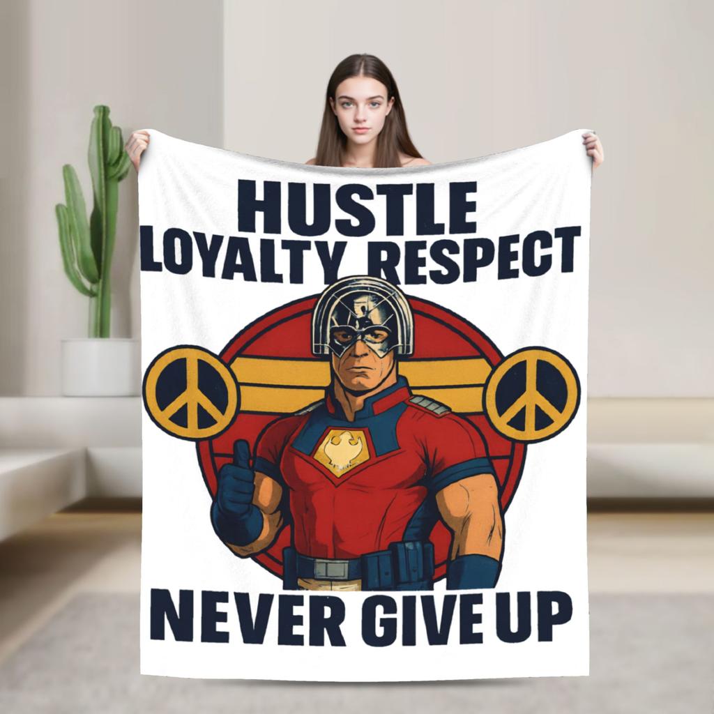 Vigilante Adrian Chase Peacemaker Blanket Coral Fleece Plush Multi-function Ultra-Soft Throw Blankets for Home Couch Bedspreads