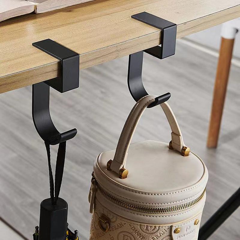 Portable Hanging Bag Hook Desk Side Hanging Bag Artifact Removable Mobile Handbag Holders Multi-functional Table Hook
