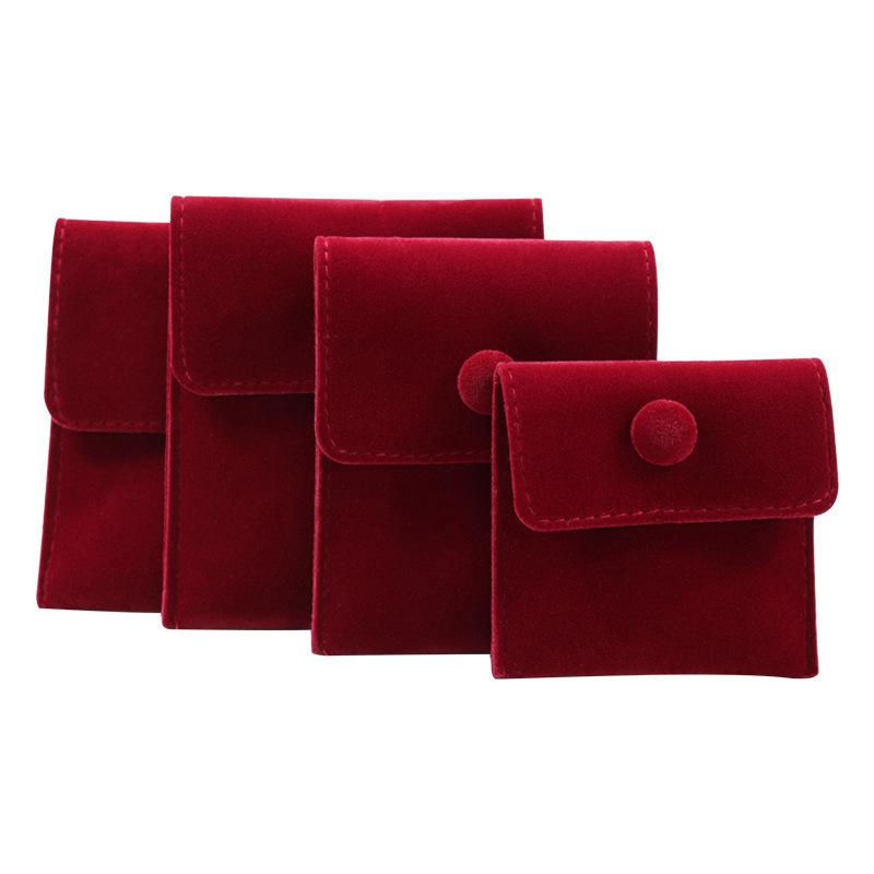 1pcs Jewellery Pouch Packaging Bag Soft Velvet Gift Bracelet Necklace Earrings Rings Storeage Custom Logo