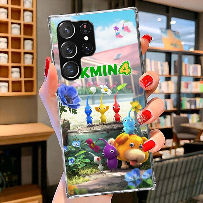 Game P-PikminS 4 Phone Case For Samsung Galaxy S26 S25 Edge S24 Ultra S23 S22 Plus S21 S20 FE Soft Fundas Shell Galaxy S26 S25 E