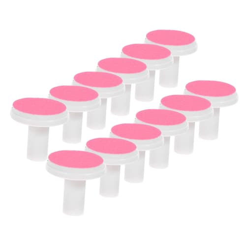 VALICLUD 12 Replacement Nail File Pads for Electric Nail Files, Newborn Baby Nail Clipping Tool, Small Nail Polisher, for Fingernail and Toenail Care