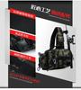 Men's Large Capacity Crossbody Fishing Tackle Bag - Multifunctional Chest Bag for Outdoor Use