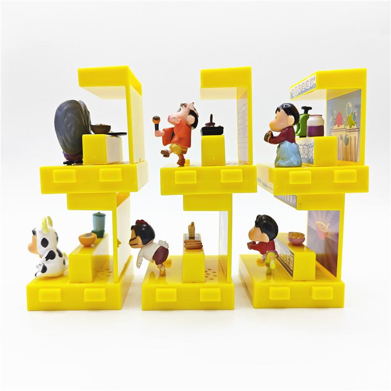 Adorable Crayon Shinchan Night Market Life Pvc Figurines For Collectors And Fans