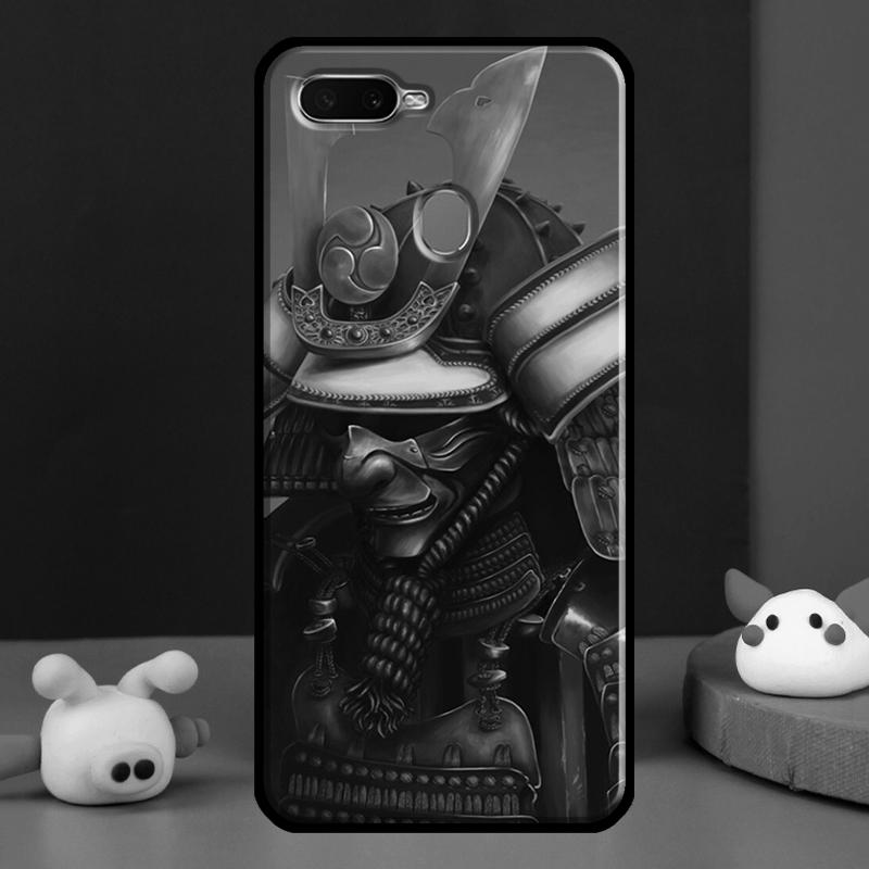 Japanese Style Samurai Art Case For Oppo A91 A5 A9 A16 A76 A96 A58 A78 A98 A52 A72 A74 A94 A54 S A57 A77 A15 A17 Cover