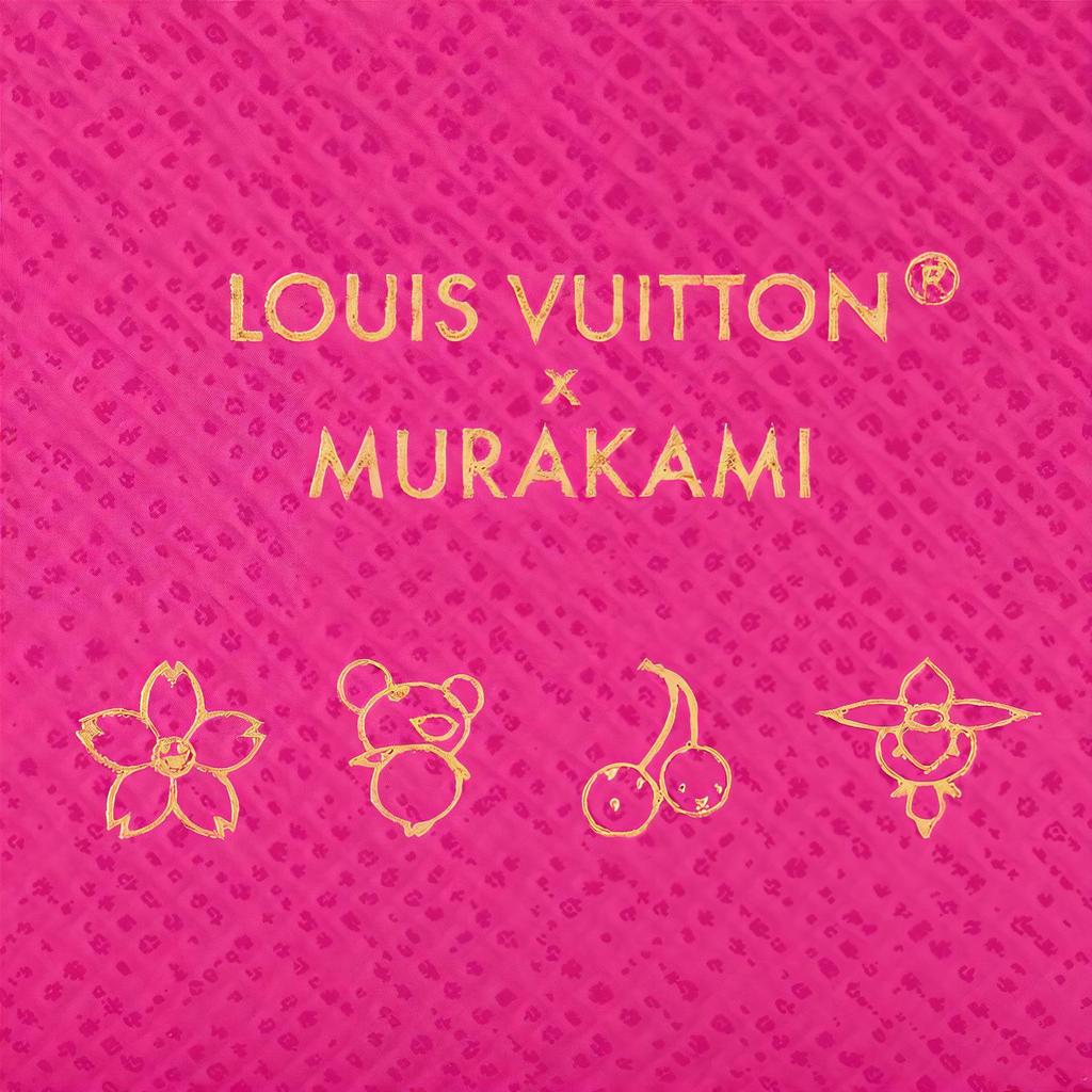 Louis Vuitton X Takashi Murakami Lisa Wallet Multicolor/White Monogram Canvas Women Wallets M27736