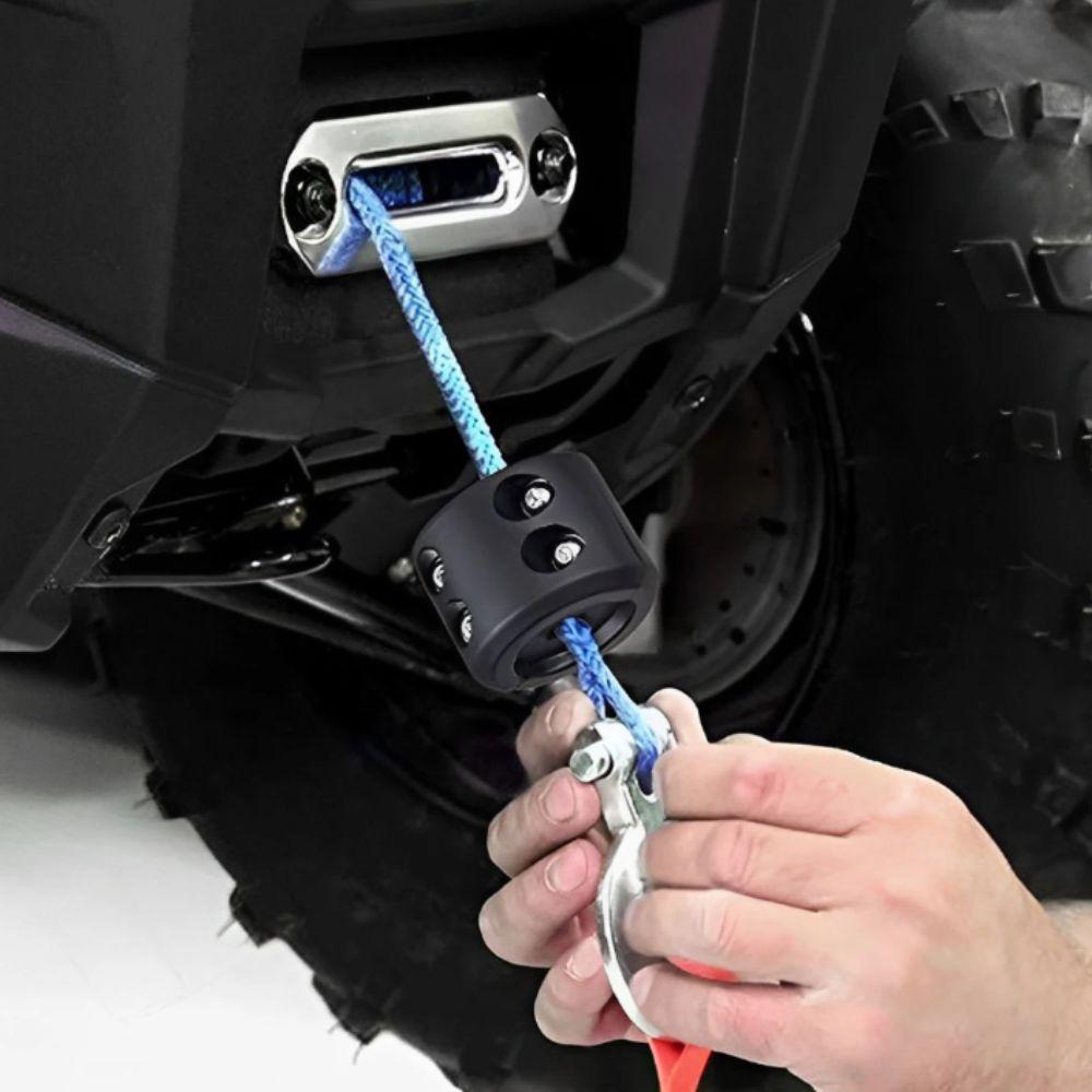 Rubber Material Rope Hook Black Color Heavy Duty Vehicle Accessory Waterproof  ATV Use