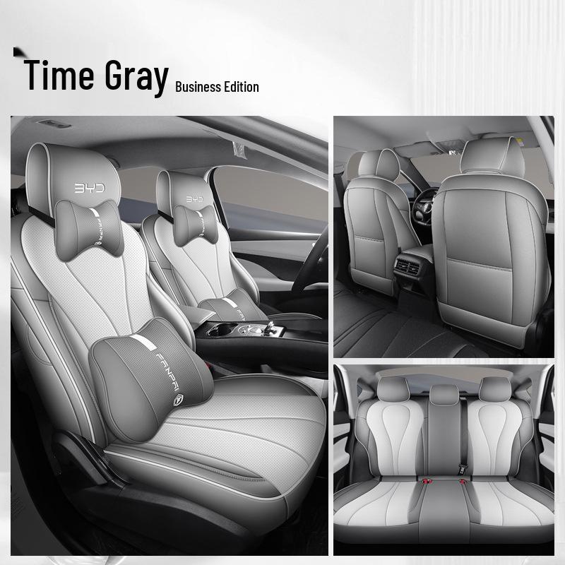 Pernițe pentru scaune auto din piele integrală, pentru toate anotimpurile, pentru BYD Seal 05DM-i - Potrivire universală pentru cinci locuri