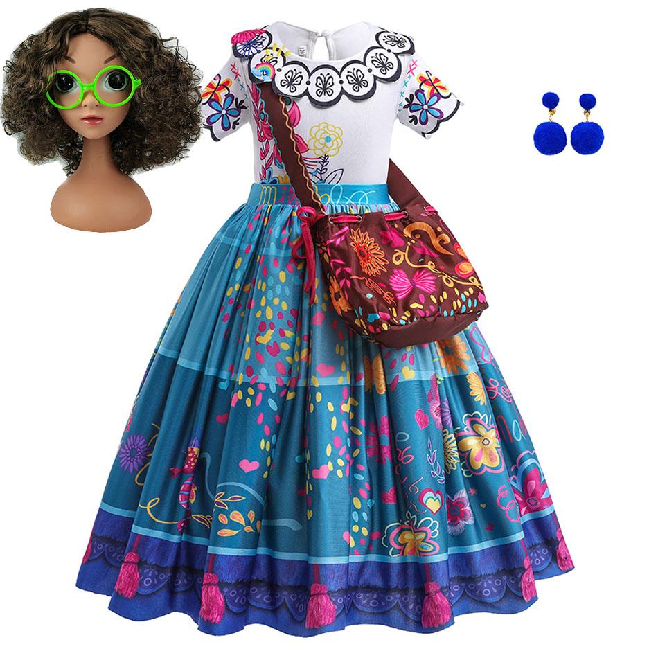 Meiteņu princeses kostīms Bērnu Encanto Helovīns