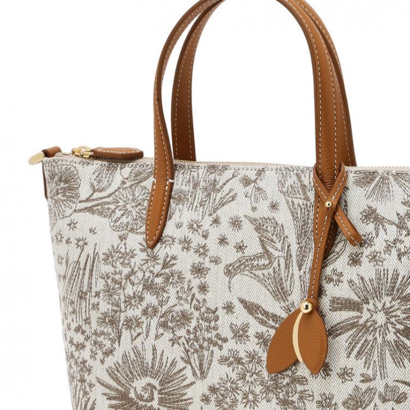 Daks Beige Flower Tote Bag Dcba6e626i2