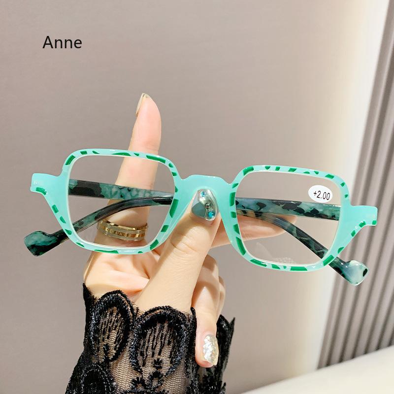 Square Computer Reading Glasses Frame Fashion Europe&America Anti-Blue Light Presbyopia Eyeglasses +1.0+1.5+2.0+2.5...+4.0 gafas