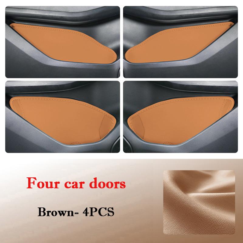 Car Door Slot Storage Pad Leather Door Groove Protective Mat Storage Barrel For Lynk & Co 08 2026 2026 2026 Interior Accessories