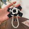 Fashion Flower Camellia Pendant Gifts Souvenirs Bag Charm