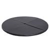 Saltea pentru Pole Dance, Saltea Rotundă din Plastic cu Grosimea de 5 cm pentru Exerciții de Pole Dance, Gimnastică, Yoga, Negru