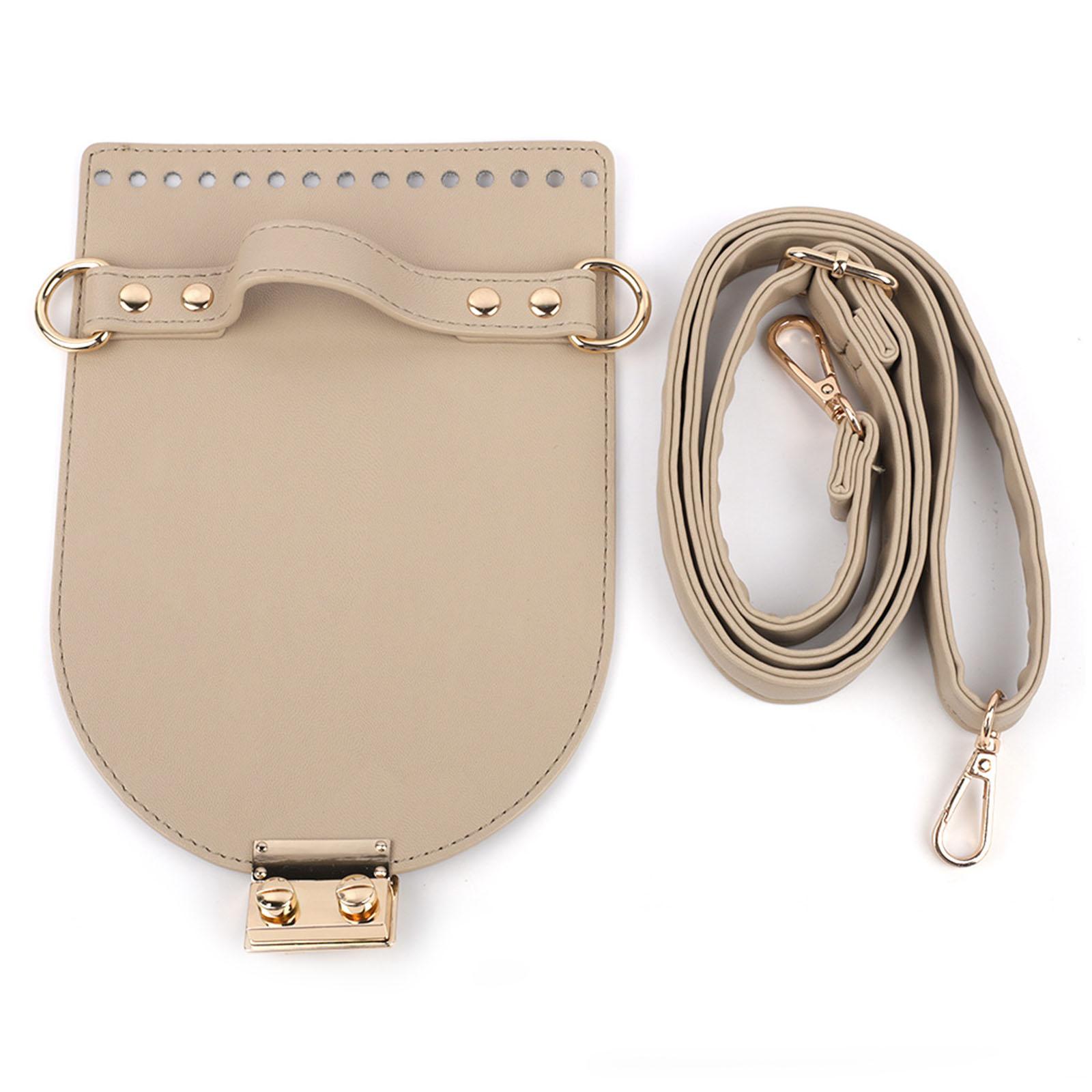PU Leather DIY Purse Bag Satchel Making Kit Accessories Birthday Gift for Women 1 хаки