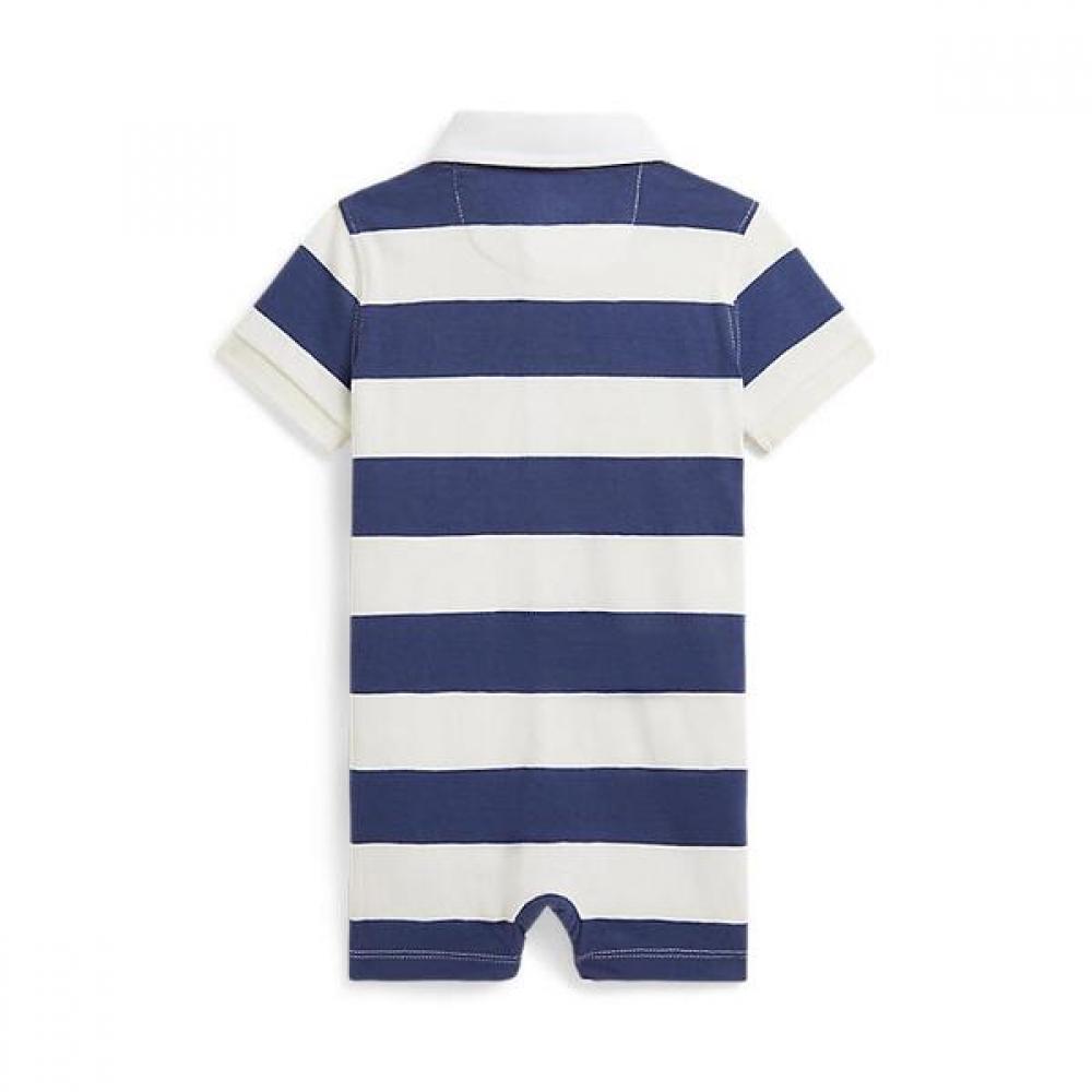 Polo Ralph Lauren Baby Boys Stripe Cotton Rugby Shortall  Cwpoopcic720345400 