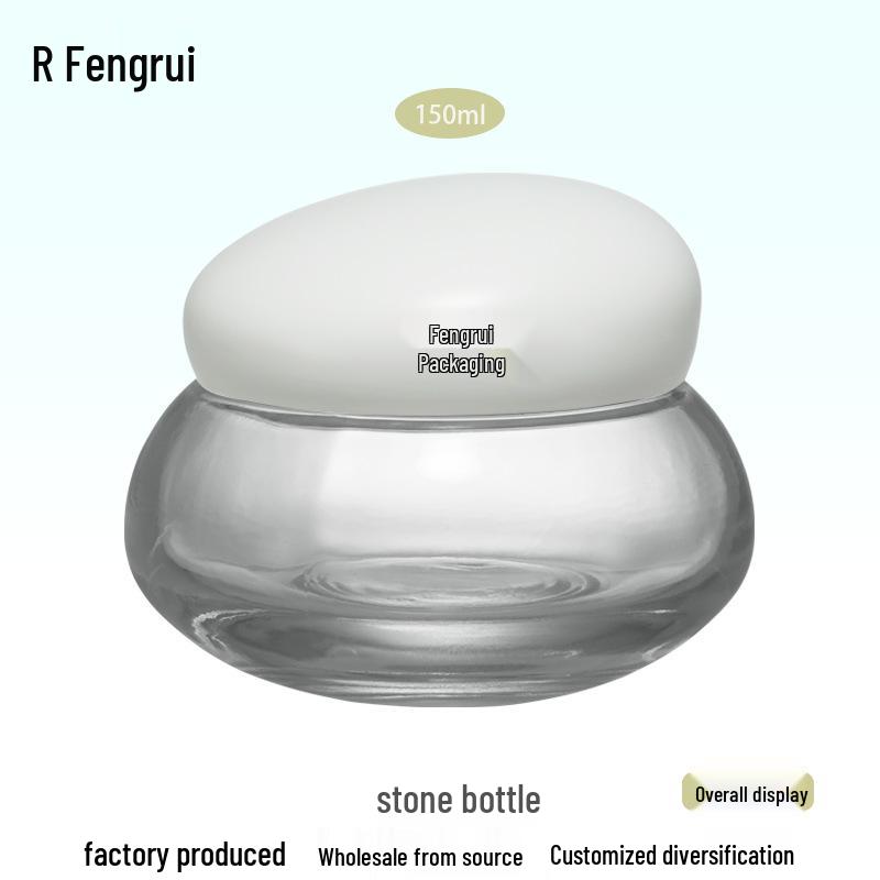 

New Beret Cap Inner Liner Refillable Cosmetic Glass and Cream Bottles (50g & 150g)