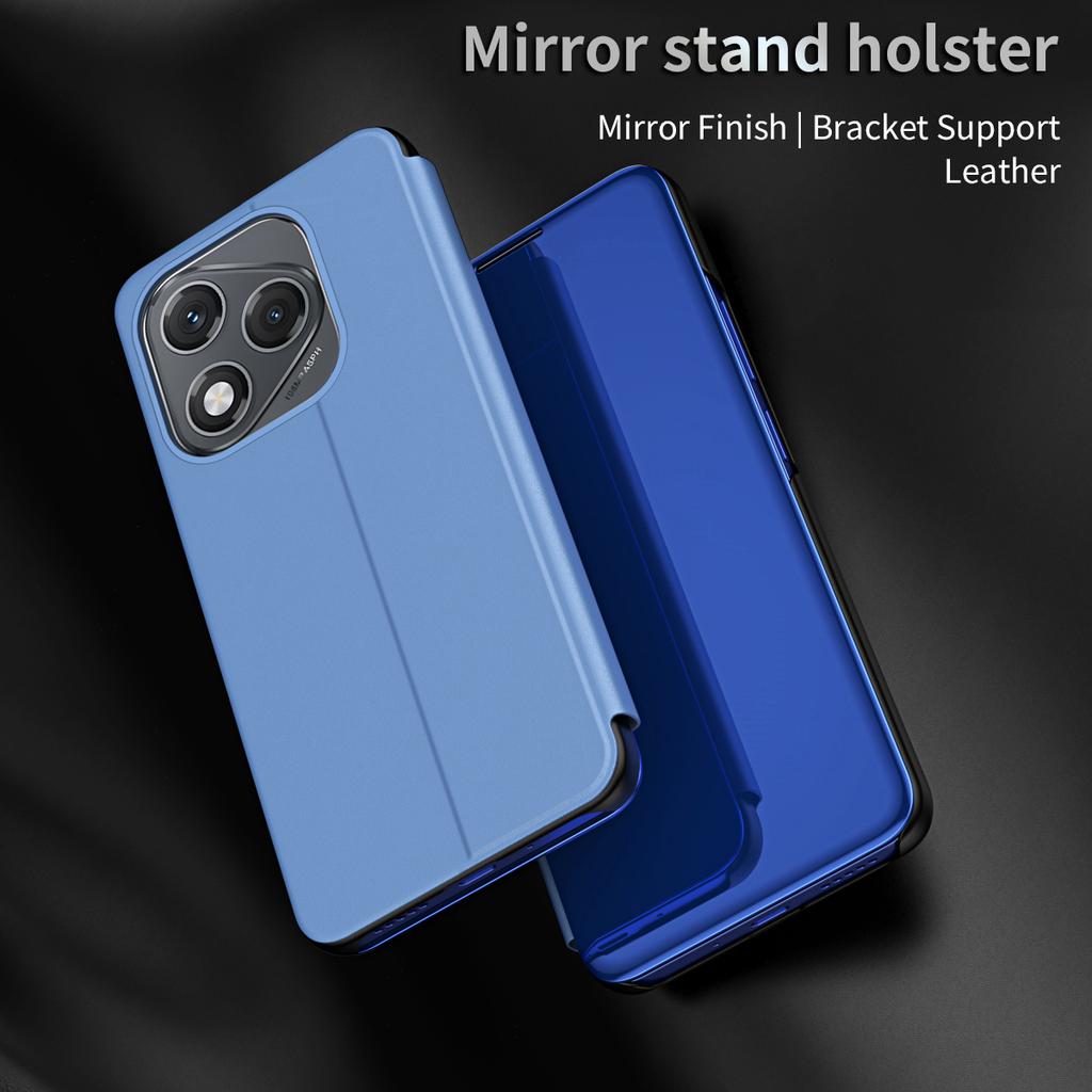 For Honor 400 Lite Case View Window Stand Leather Flip Phone Cover