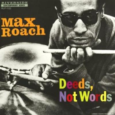 LP Record MAX ROACH - Deeds, Not Words OJC304 Fantasy 1958 US Jazz
