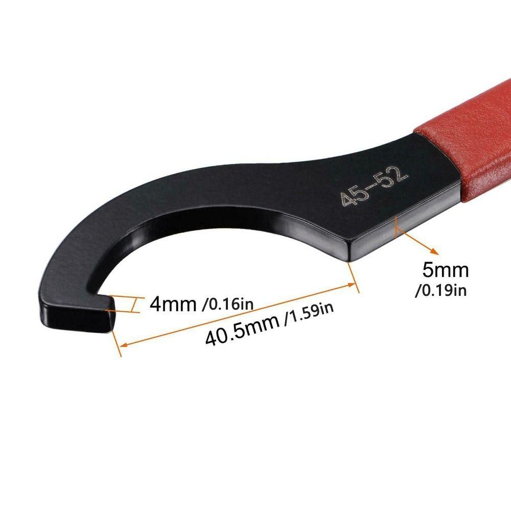 Cnc Hand Tool Electrophoresis Anti-Slip Handle Hook Wrench For Round Nut C Type Spanner Nut Wrench