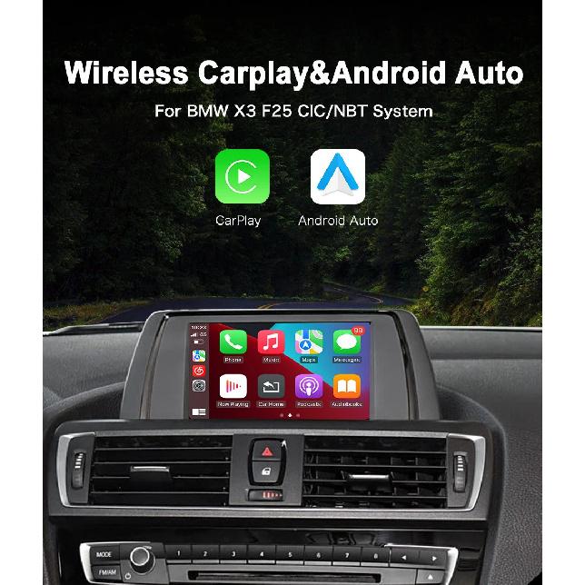 CarPlay Wireless Android Auto For BMW 1 Series F20 F21 2 SeriesF22 F23 F45 CIC/ NBT System Module Navigation Airplay
