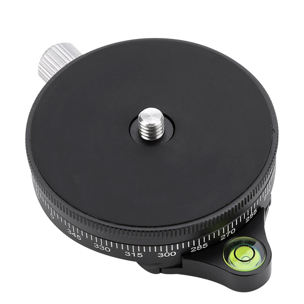 

FC-60 360 degrees Disc Tripod Quick Release Plate Panorama Base Head Clamp for DSLR
