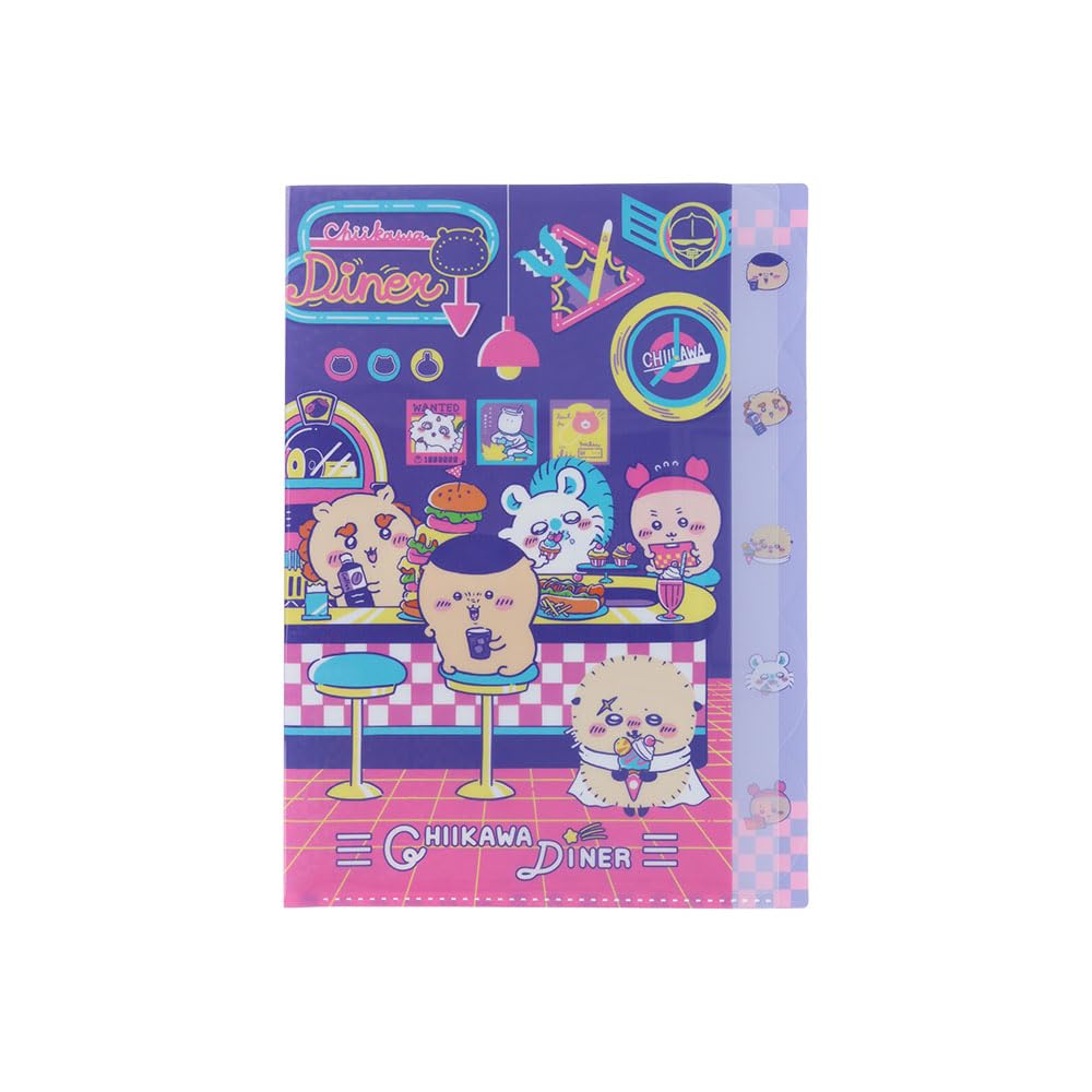 Stationery Chiikawa Goods Clear A4 5 S2175622 Sun-Star File, Size, Pockets, Dinner,